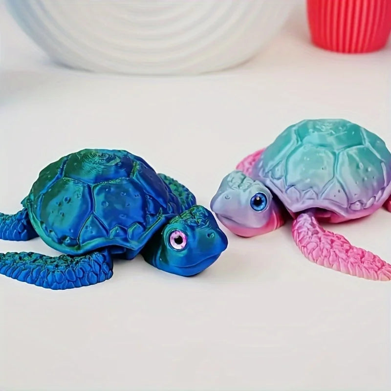 3D Printed Turtle Ornament – Turtle Figurine Home Decor