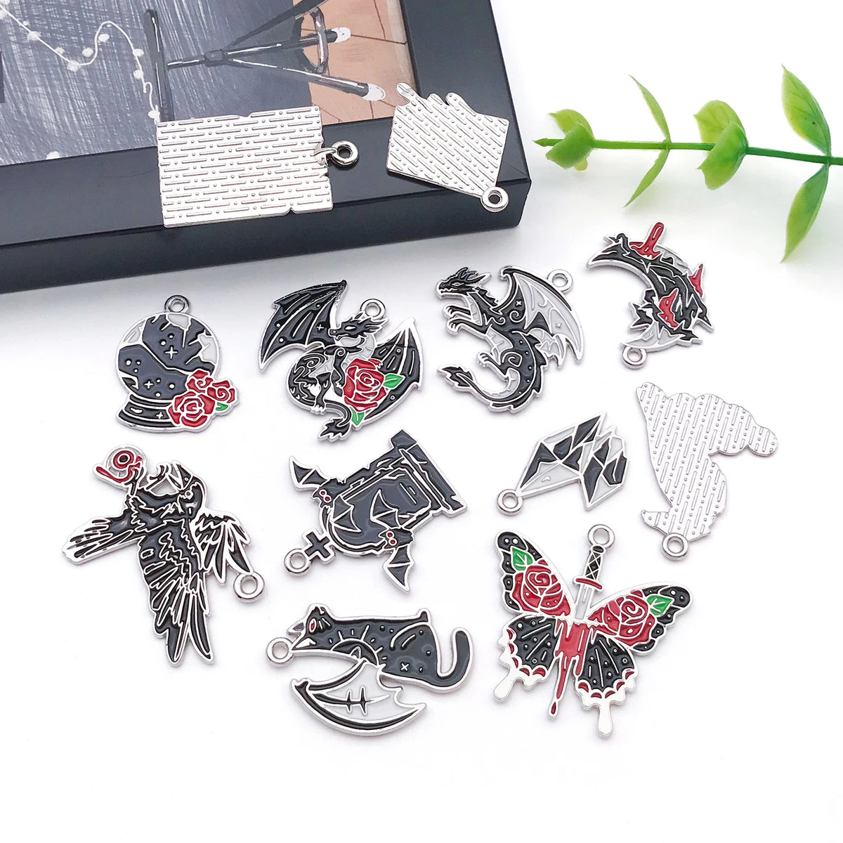 Halloween Charms 12/15-Piece Punk DIY Set