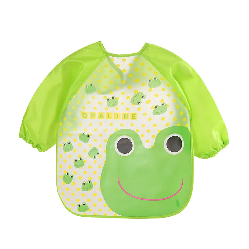 Waterproof Baby Bib Long Sleeve