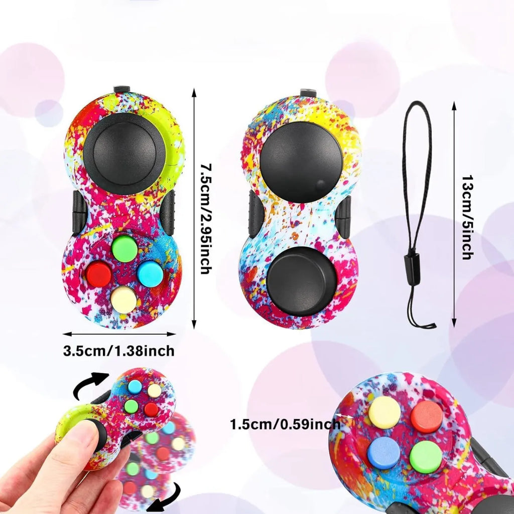 Fidget Pad, Retro Handheld Fidget Controller Toy