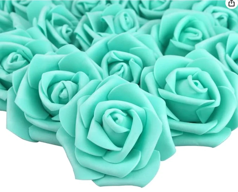 Artificial Rose Flowers – Foam Fake Roses for Home & Wedding Decor
