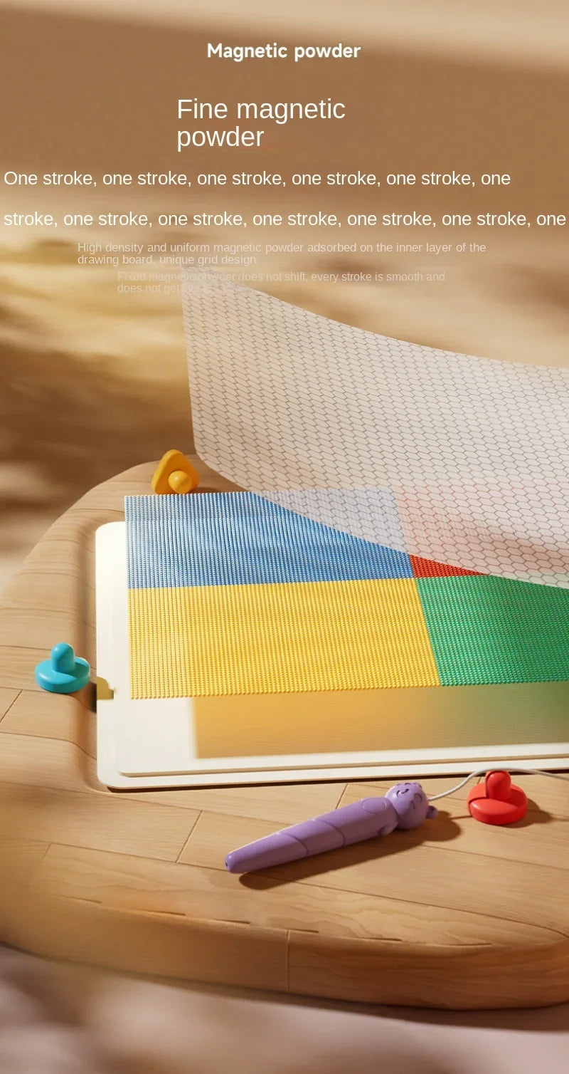 Magnetic Drawing Board for Kids – Reusable Writing & Doodle Toy