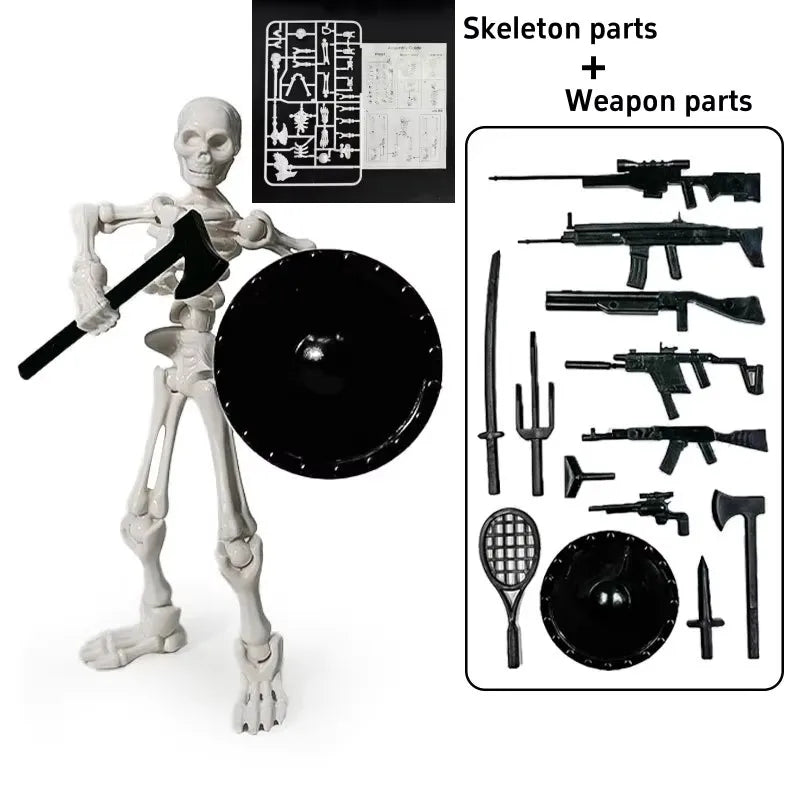 Movable Skeleton Action Figure – Halloween Collectible