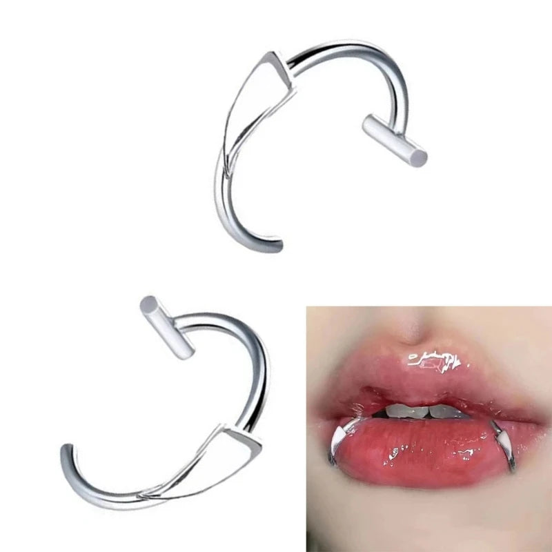 Gothic Lip Cuff Non Piercing Vampire Halloween Accessory