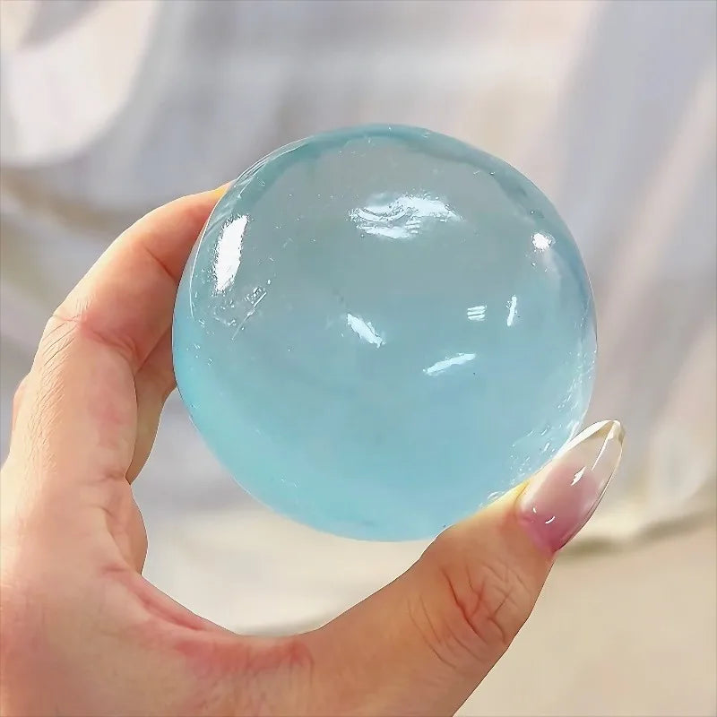 Blue Squishy Ball – Soft Mochi Squeeze Fidget Toy