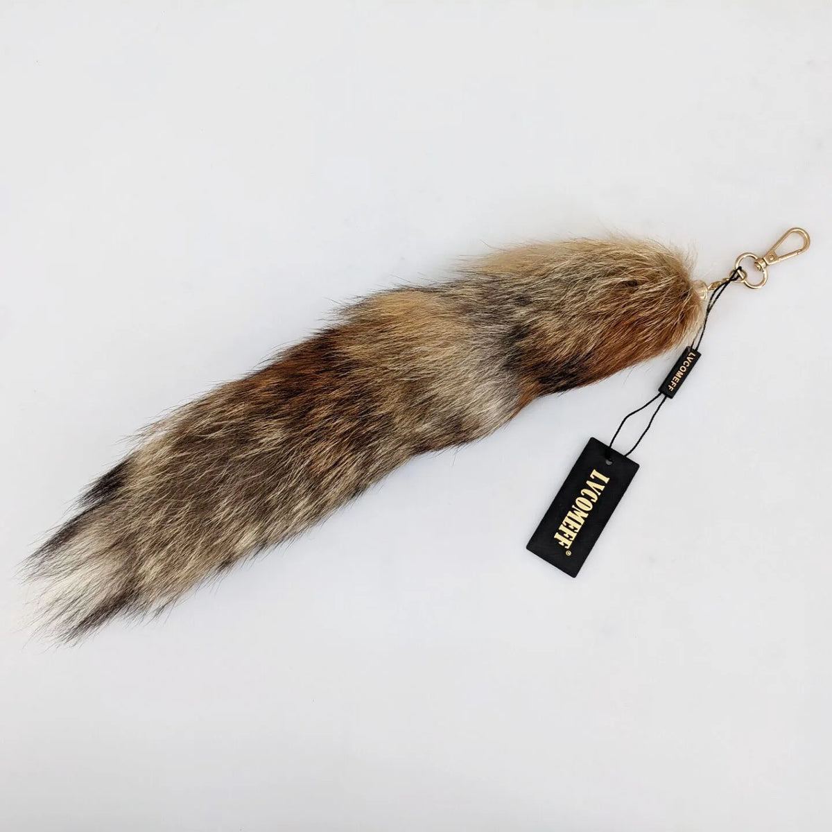 Fox Tail Keychain for Women Furry Y2K Car Accessory
