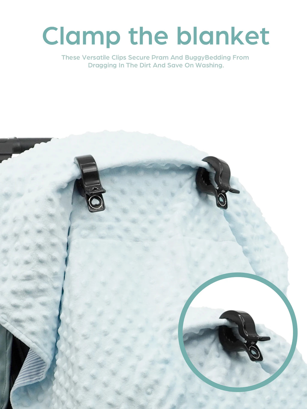 Stroller Blanket Clip – Universal Baby Stroller Clips