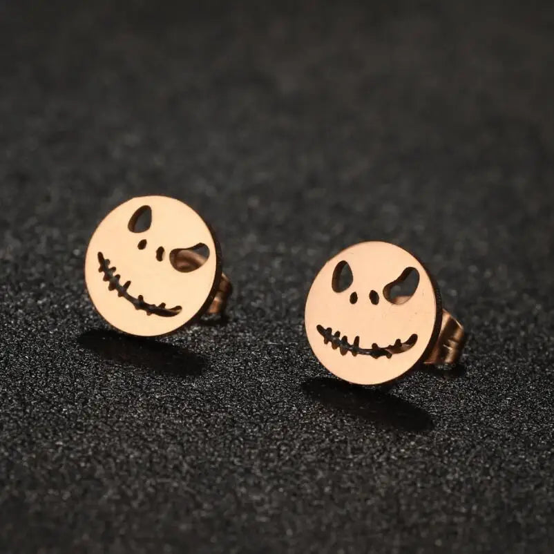 Ghost Stud Earrings – Stainless Steel Halloween Earrings