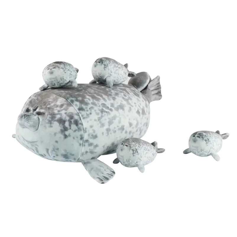 Seal Plush Toy Set – Mother and Baby Seal Stuffed Animals