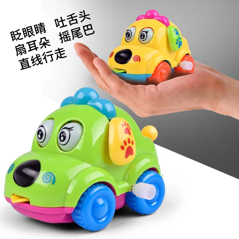 Wind Up Car Toy – Cute Cartoon Clockwork Animal Toy