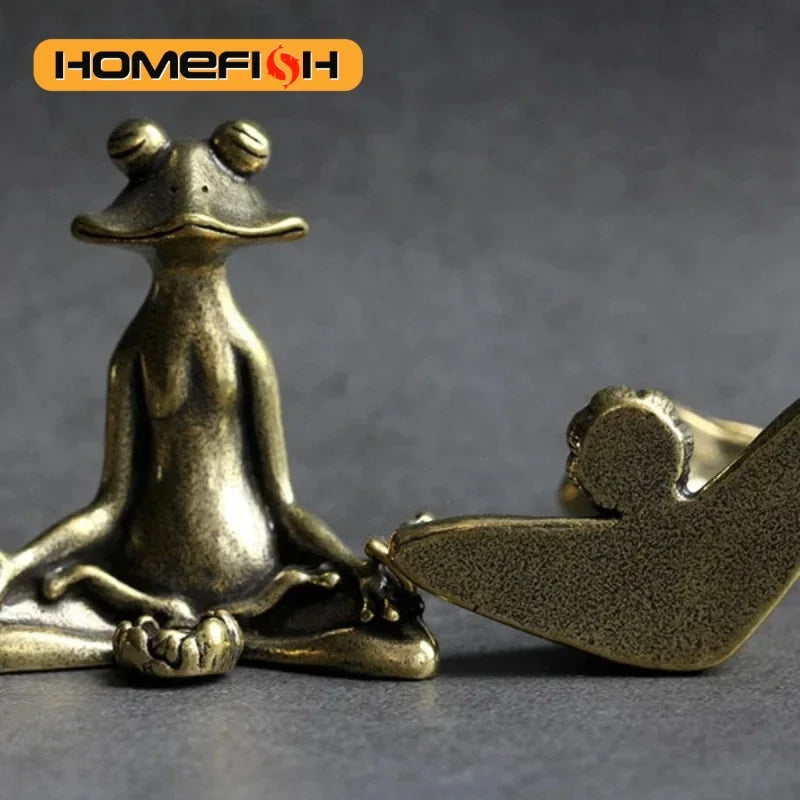 Copper Frog Incense Holder – Zen Home Decor Ornament