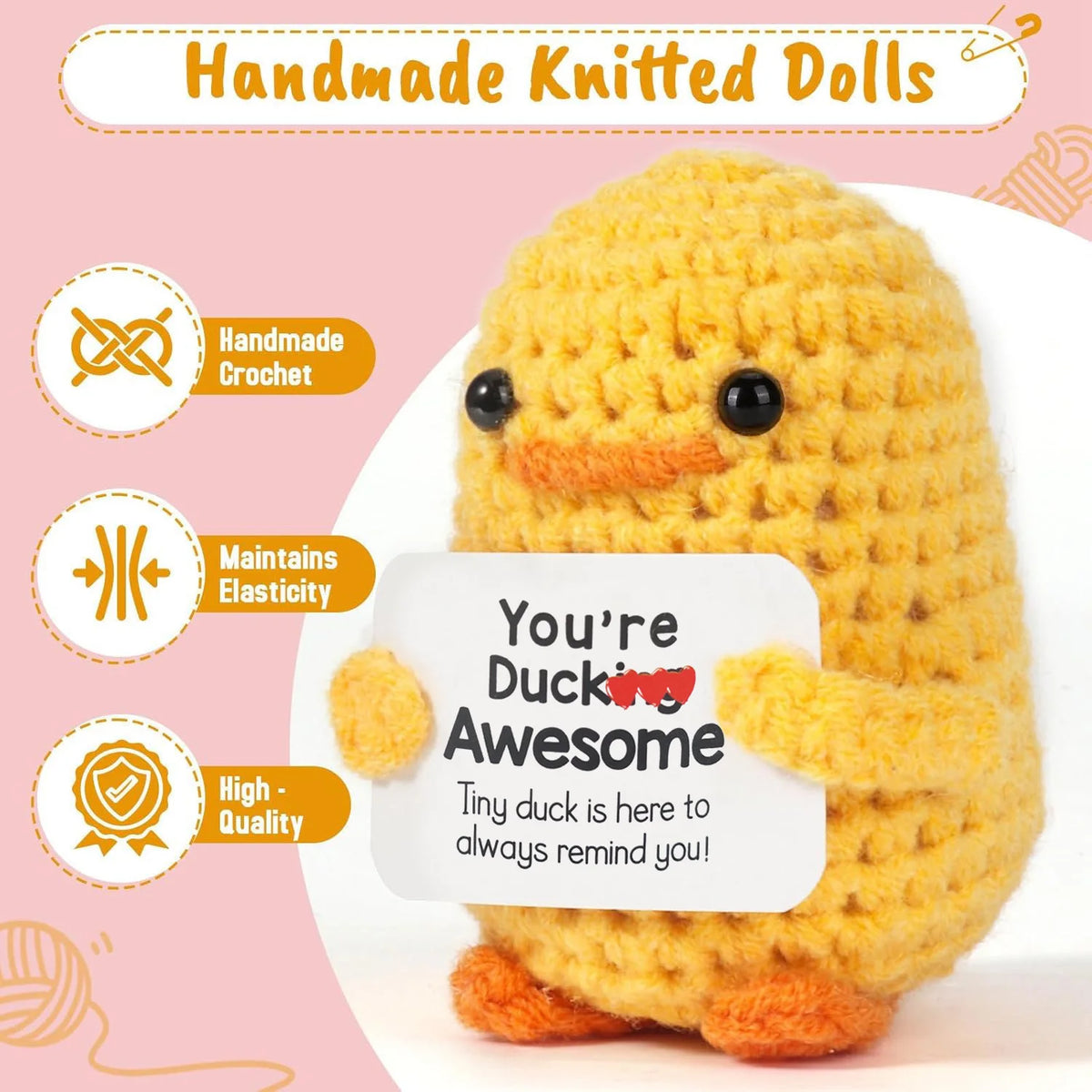 Crochet Pocket Hug – Handmade Knitted Plush Doll