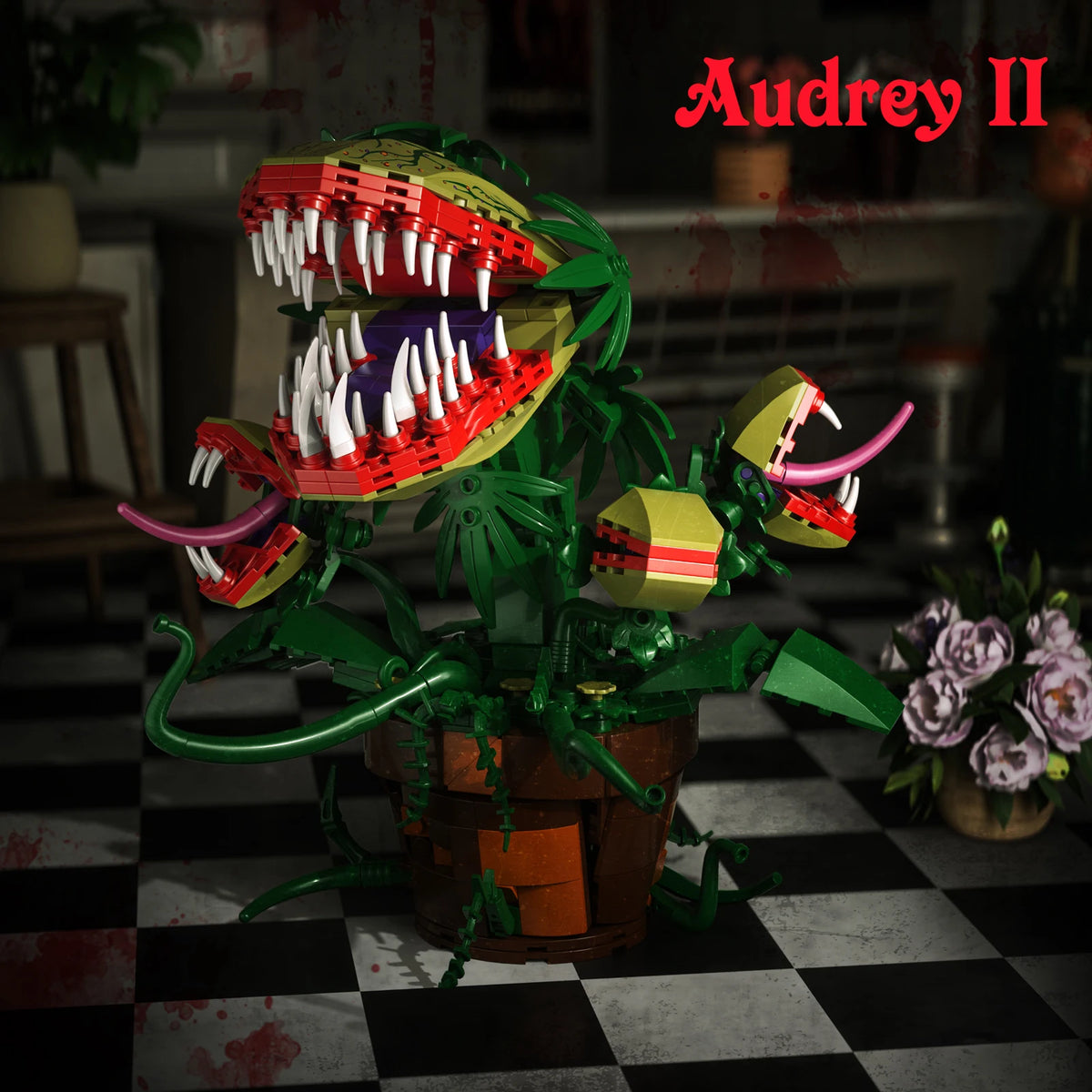 Horror Plant Building Blocks 629pcs Halloween Building Set