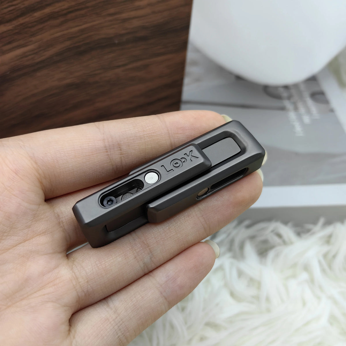 Magnetic Fidget Slider Metal Push Coin EDC Toy for Adults