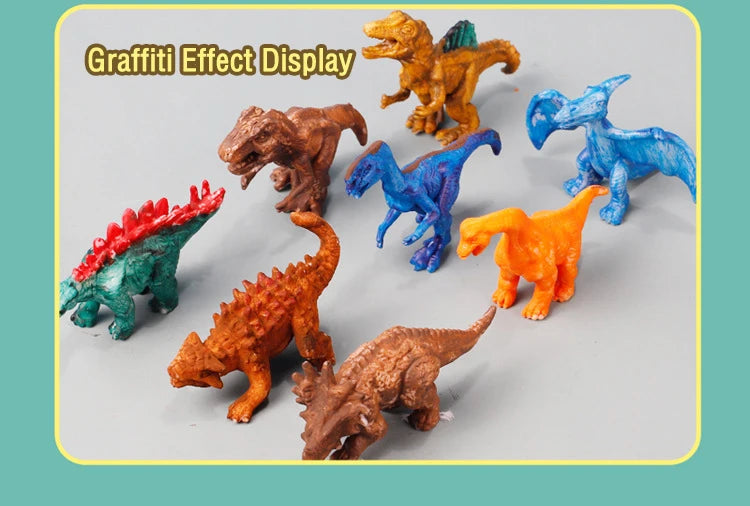 Dinosaur Painting Kit – DIY Dinosaur Art Set with Paints for Kids