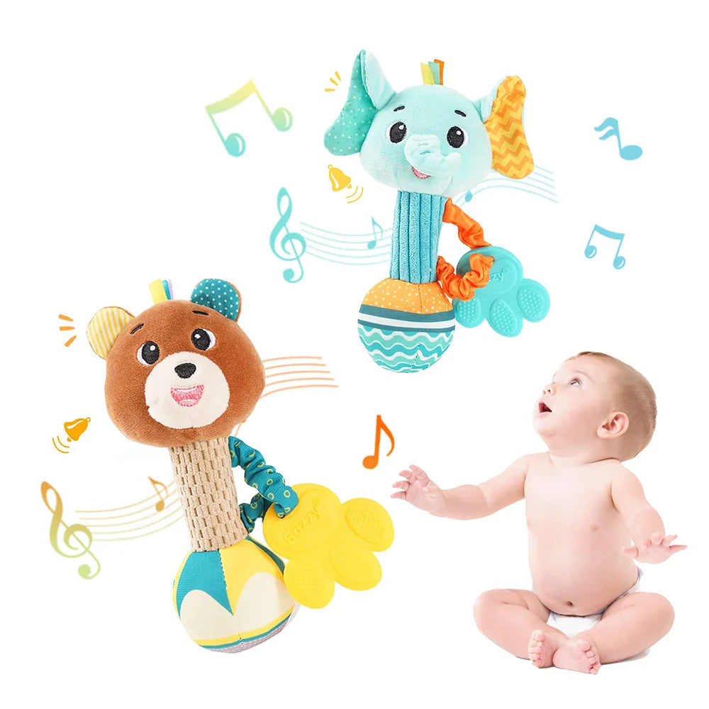 Baby Rattle Soft Animal Toy