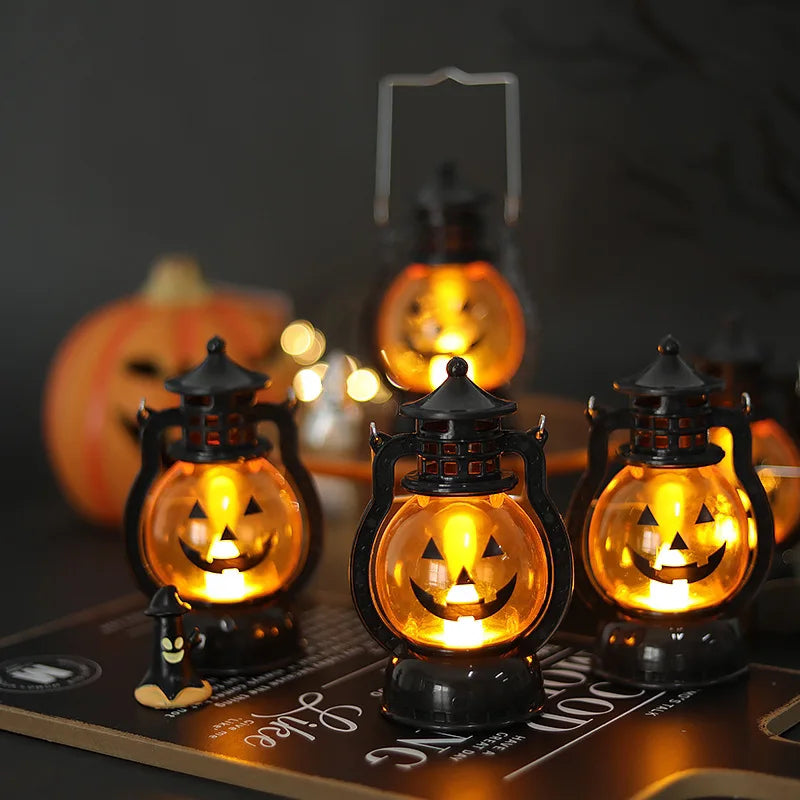 Halloween Hanging Lantern LED Pumpkin Light for Party Decor