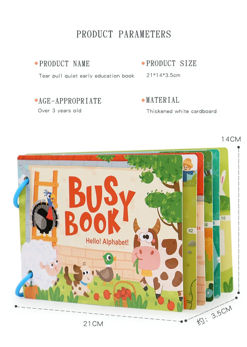 Montessori Scene Stickers – Reusable DIY Learning Activity Book