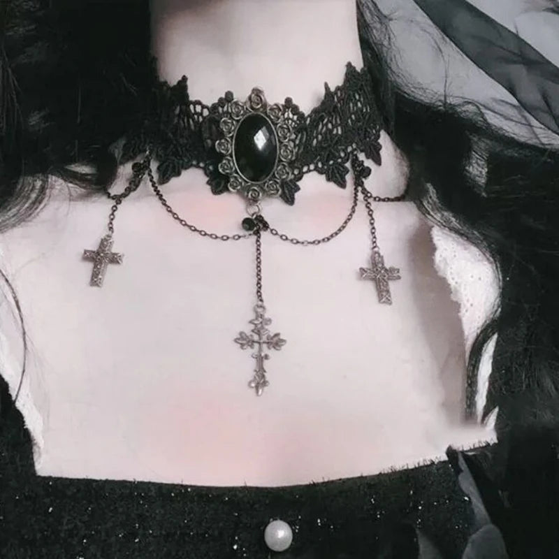 Anime Cosplay Necklace Halberd Pendant