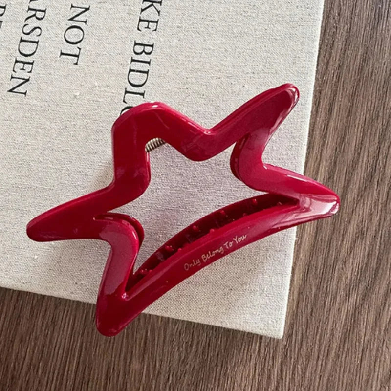 Large Hair Claw Clip – Geometric Shark Grip Hair Accessory