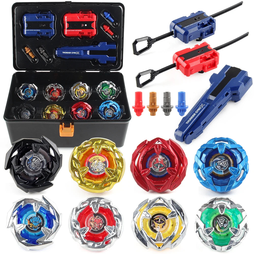Battle Spinning Tops Set with Launchers