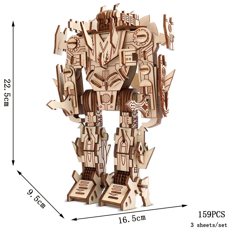 3D Wooden Puzzle Retro Campervan DIY Model Building Toy