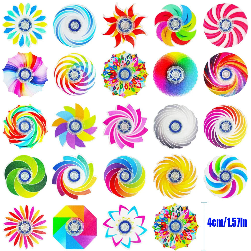 24PCS Mini Fidget Spinners – Sensory Stress Relief Toys
