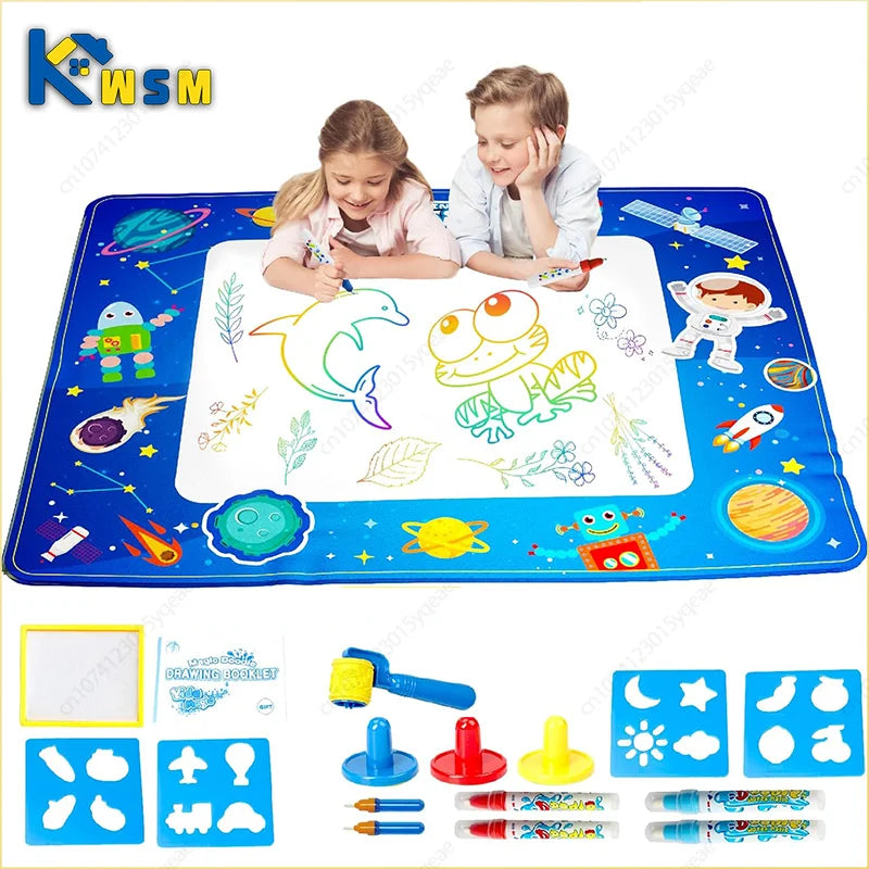 Water Drawing Mat – Reusable Magic Doodle Mat for Kids