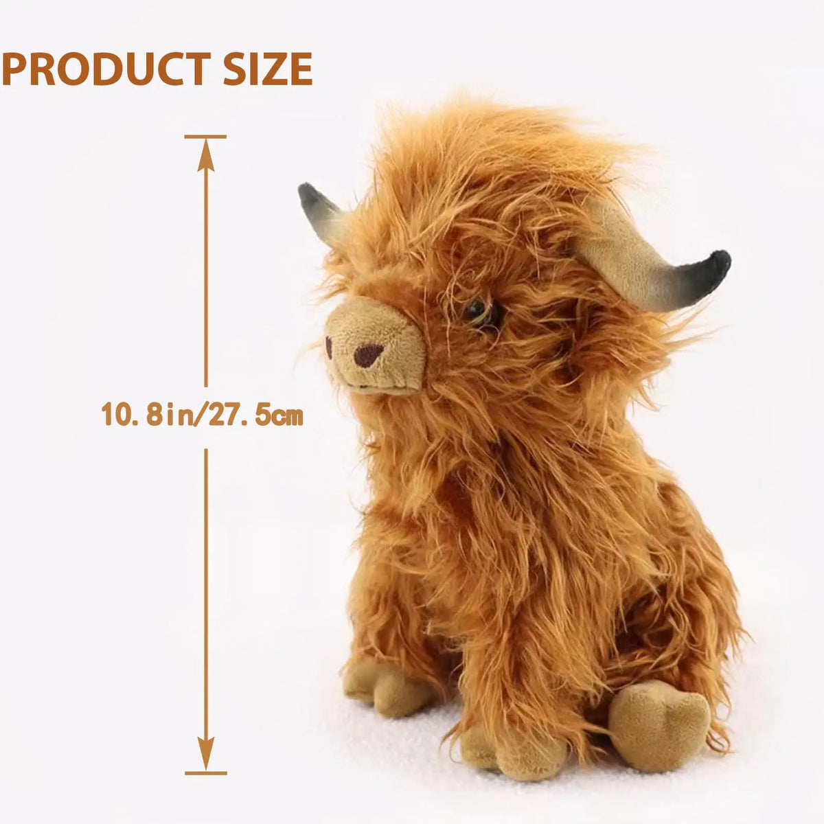 Highland Cow Plush Toy – 25cm Soft Stuffed Animal