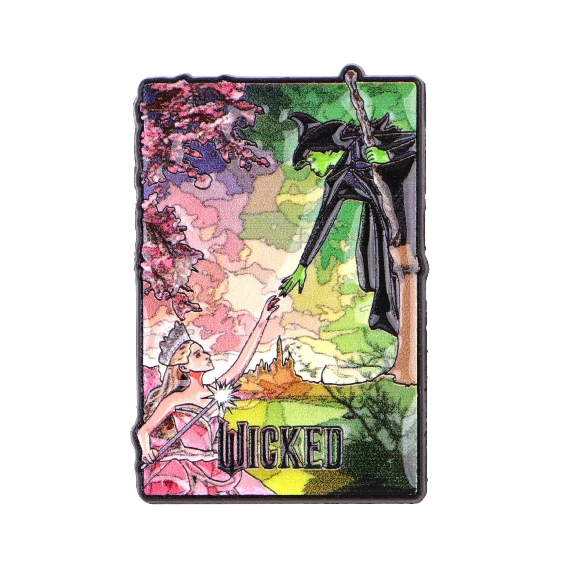 Witch Enamel Pin – Halloween Lapel Accessory for Backpacks & Clothing