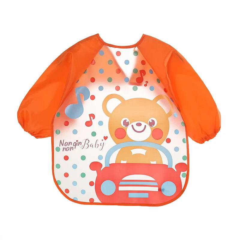 Waterproof Baby Bib Long Sleeve