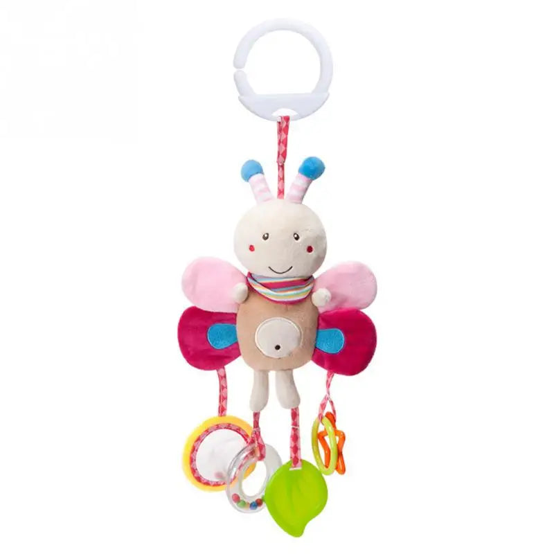 Baby Stroller Toy – Plush Animal Hanging Rattle