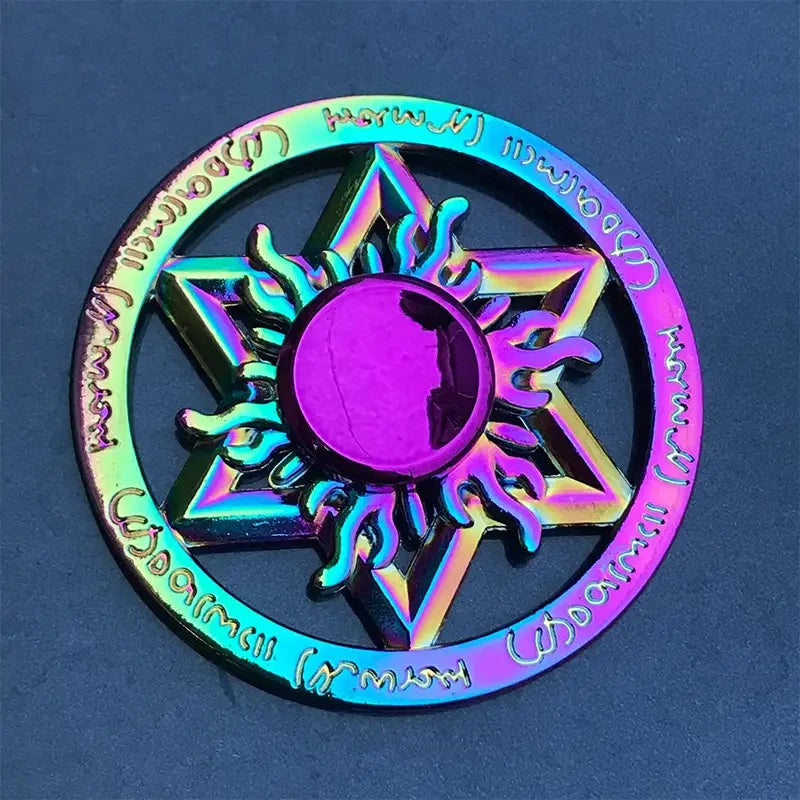 Metal Fidget Spinner – Colorful Hand Spinner with 8 Beads