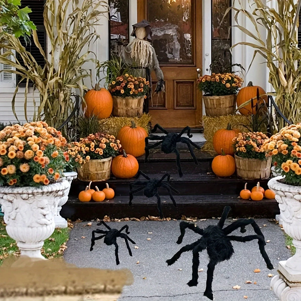 Giant Halloween Spider Indoor & Outdoor Yard, Porch Decor for Haunted House or Home, Party ,Halloween Decorations