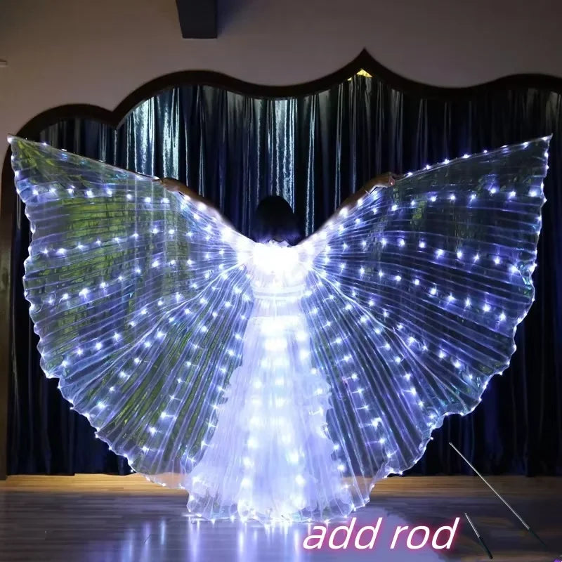 LED Butterfly Wings Glowing