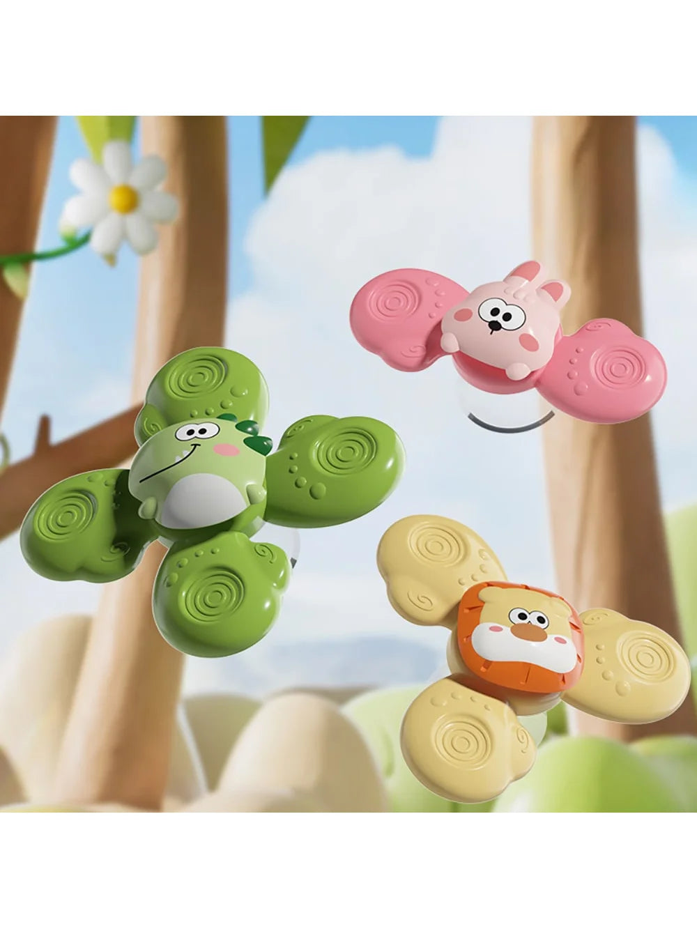 Baby Bath Toy, Suction Cup Spinning Waterwheel for Toddlers