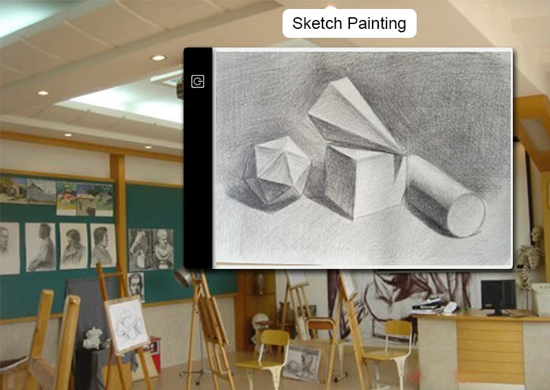 LED Drawing Board, Light Up Tracing Pad for Kids