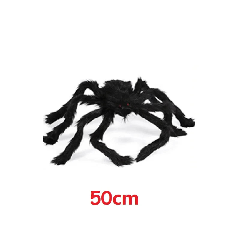 Giant Halloween Spider – Scary Spider Web Outdoor Decor