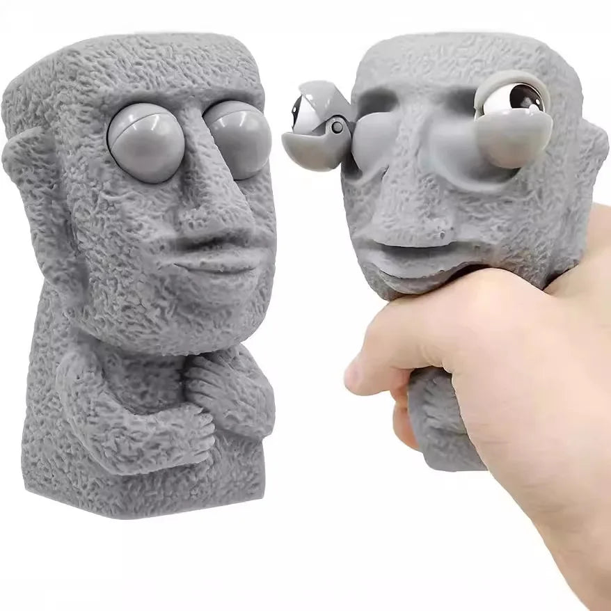 Moai Stress Ball – Soft Slow Rebound Squeeze Fidget Toy
