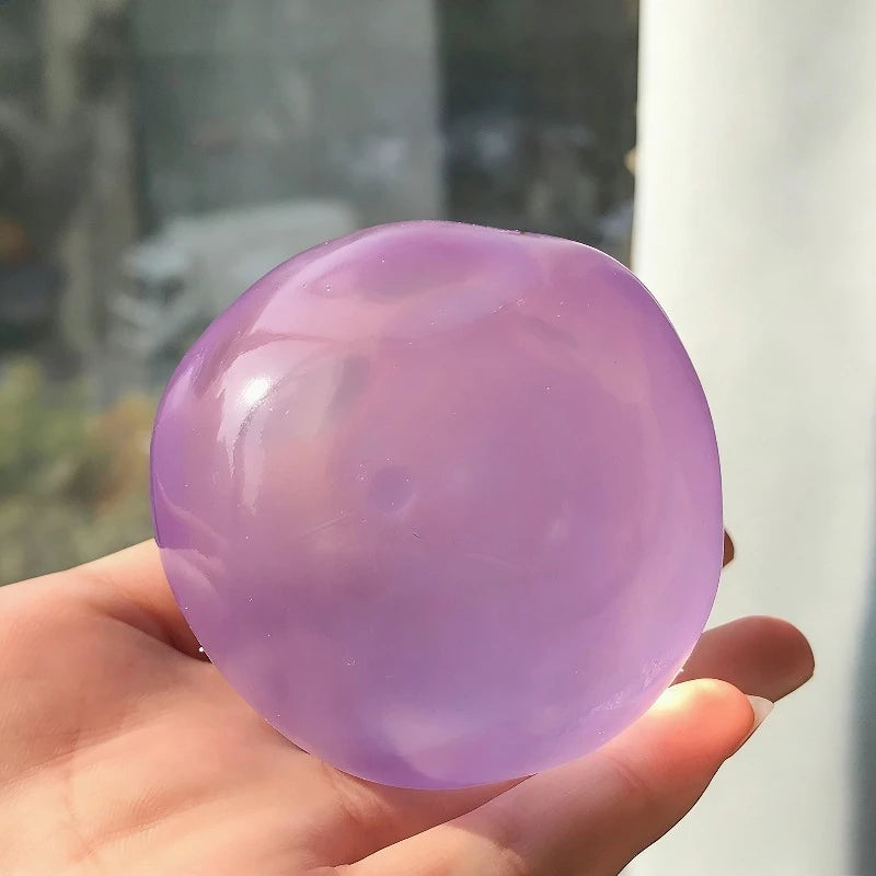 Mochi Fidget Toy – Transparent Soft Squeeze Stress Relief Toy