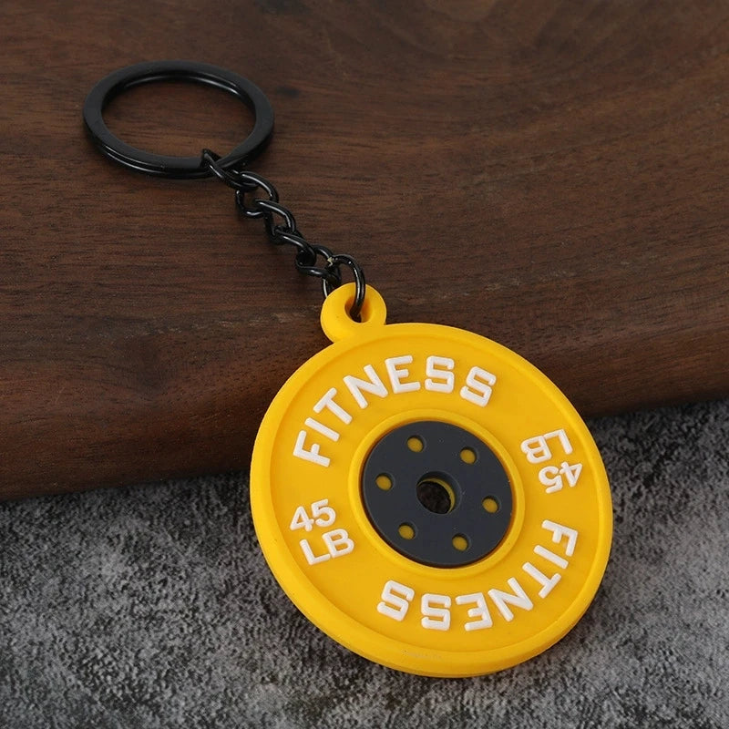 Dumbbell Keychain, Fitness Water Bottle Clip for Gym Bags