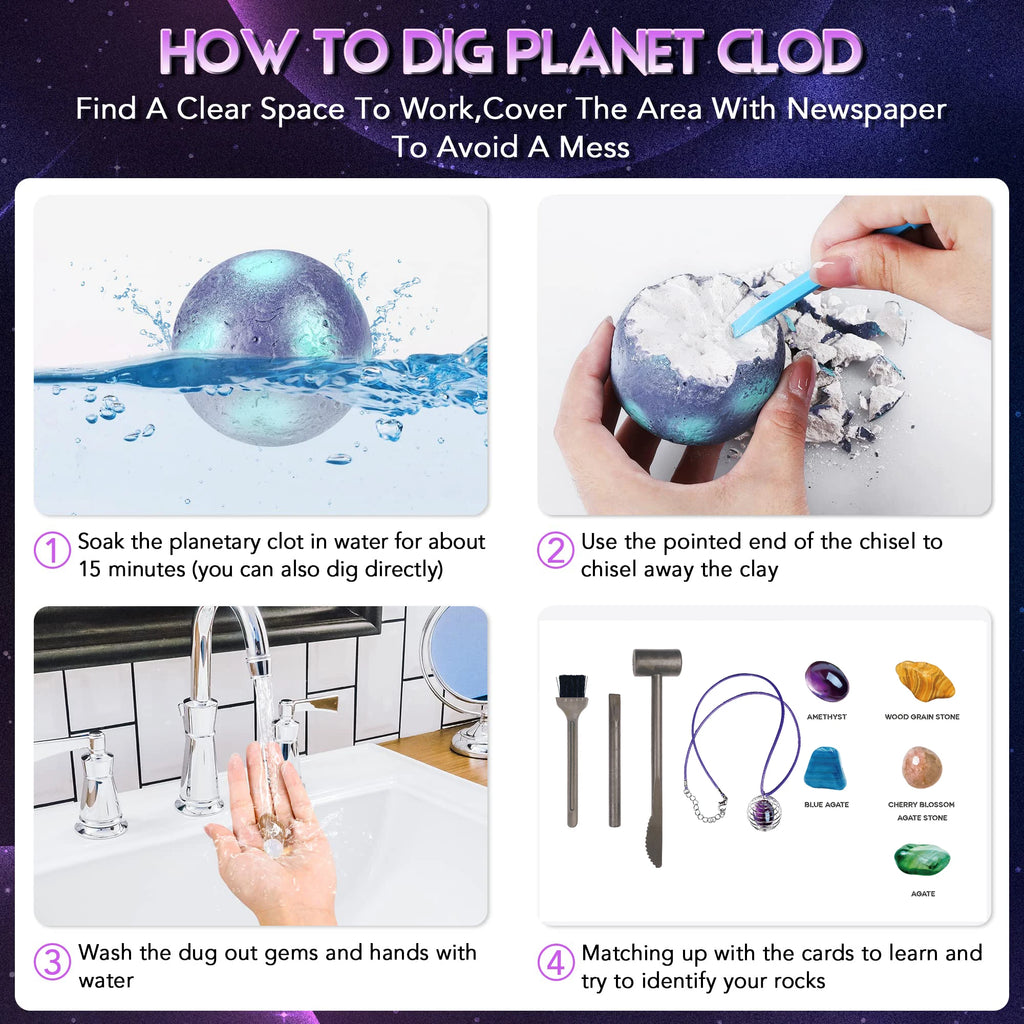 Planet Dig Kit | Solar System Mining & Science Exploration Toy