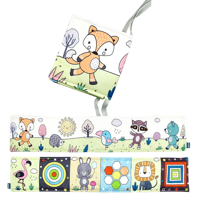 Baby Sensory Book – Soft 3D Touch & Feel Cloth Learning Toy