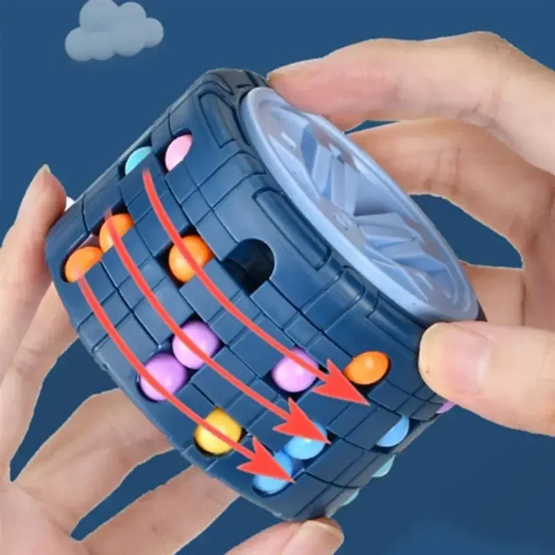 3D Puzzle Fidget Toy – Rotating Cube Brain Teaser for Kids & Adults