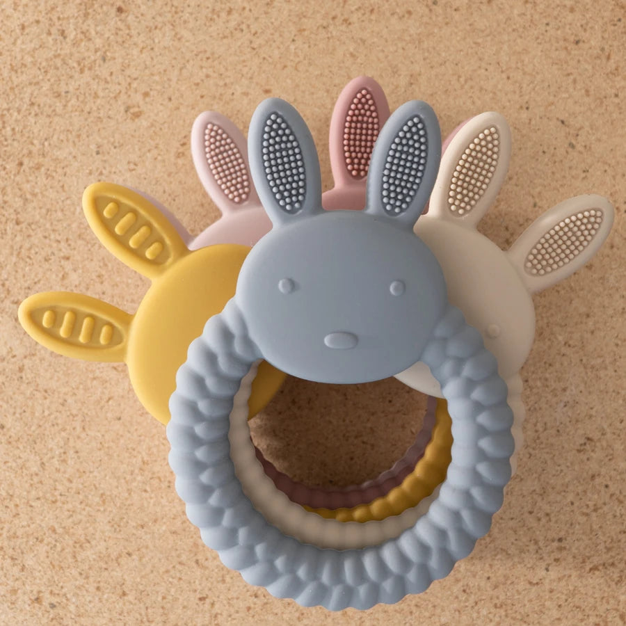 Silicone Baby Teether Rabbit