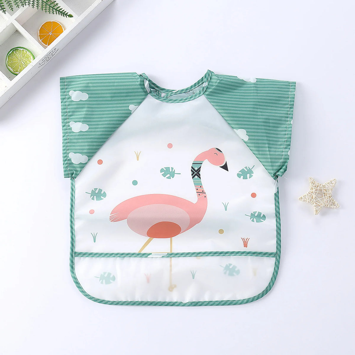 Waterproof Baby Bib Long Sleeve