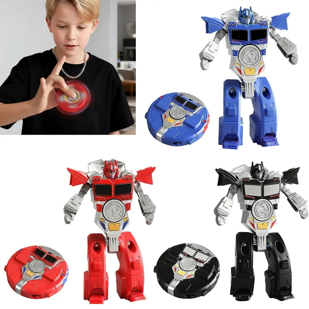 Transformable Fidget Spinner – Robot Sensory Fidget Toy