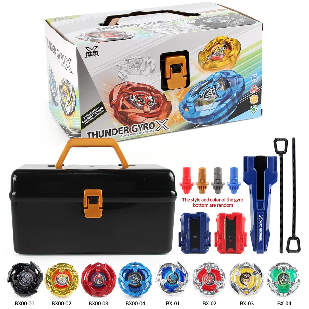 Battle Spinning Tops Set with Launchers