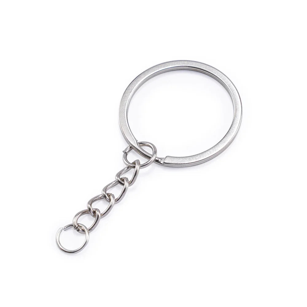 Split Key Rings – 20/50pcs Gold Metal Keychain Hardware