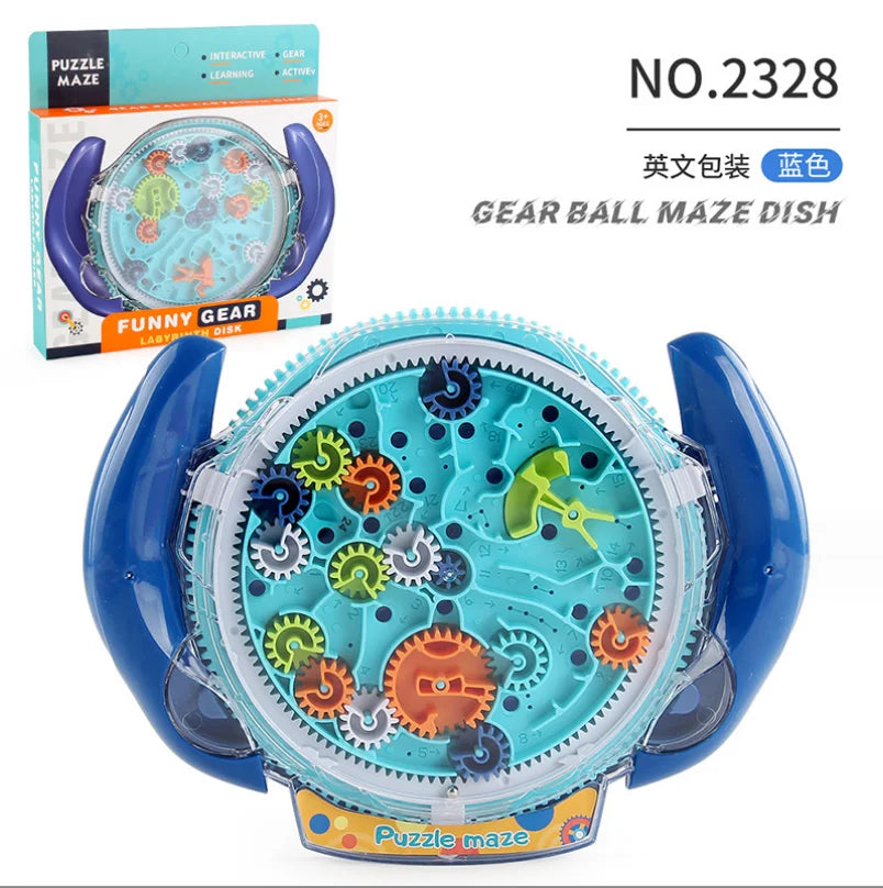 3D Gear Maze Puzzle – Balance Ball Labyrinth Toy for Kids